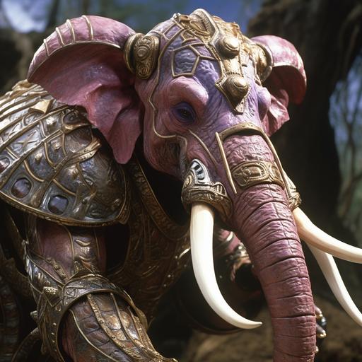 🐘 Campy Elephant Monster Villain of The Week. still from The Mighty Morphin Power Rangers.