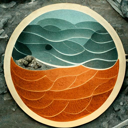 / the circular fish life cycle stoped because of human's dykes and coastal riprap, sectional view of iron and concret dykes and coastal riprap , mixed, wallpaper, schematic view --s 6000  --q 0.5 --uplight  --v 3