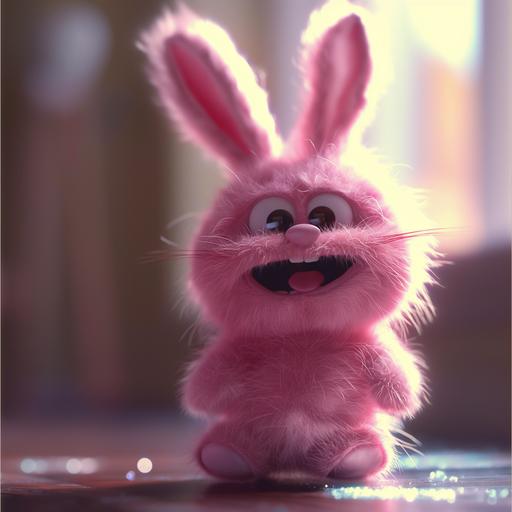bunny, puppet, cute, pixar, disney, sesame street, fairy dust, sidekick - @ShowBusy (fast) --v 6.0