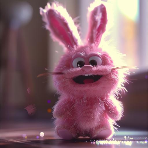 bunny, puppet, cute, pixar, disney, sesame street, fairy dust, sidekick - @ShowBusy (fast)