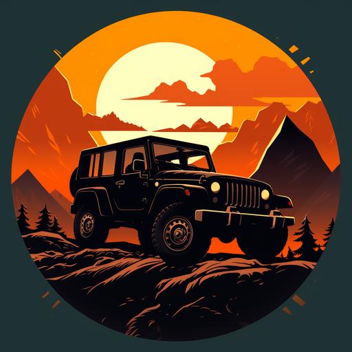 Mountain Explorer: Illustrate a Jeep conquering a rugged mountain trail. Mud Splash: Show off a splatter of mud with tire tracks, indicating your love for off-roading. Adventure Awaits: Combine a compass and a Jeep icon to convey the idea of endless off-road adventures. Wildlife Encounter: Feature the silhouette of animals (e.g., bear, deer) crossing a trail beside your Jeep. Desert Dunes: Depict your Jeep navigating through sandy desert dunes. Forest Trail: Showcase a dense forest trail with your Jeep forging through the trees. Night Explorer: Create a sticker with a Jeep under the moonlight, equipped with off-road lights. Water Crossing: Illustrate your Jeep triumphantly crossing a river or stream. Rock Crawling: Feature your Jeep conquering challenging rock formations. Vintage Off-Road: Design a vintage-style sticker with a classic Jeep tackling rough terrain. Skyline Ridge: Showcase your Jeep on a mountain ridge with a beautiful skyline in the background. Off-Road Tribe: Include multiple Jeeps in a convoy, highlighting the sense of community in off-roading. Elevation Gain: Display a topographic map with your Jeep climbing steep elevation. Camouflage Theme: Use a camouflage pattern as the background for your off-road sticker. Tent Camping: Show your Jeep parked next to a tent, emphasizing the camping aspect of off-roading.