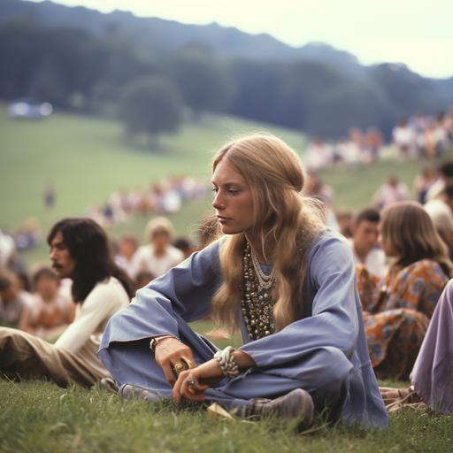 1960’s Woodstock summer of love, hippies, peace, party, music festival