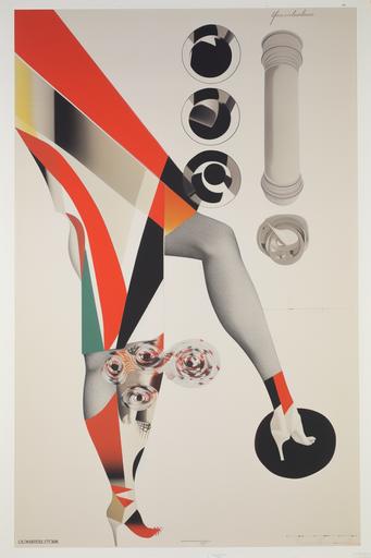 1960s poster, disco, capricorn, induction coil, sports socks, industrial vacuum, issey miyake --ar 2:3 --s 50 --v 5