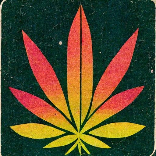 1970 stoner weed stickers