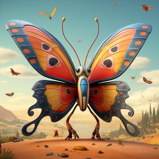 butterfly toy cartoon