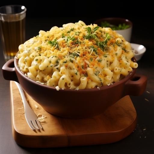 gourmet mac and cheese bowl