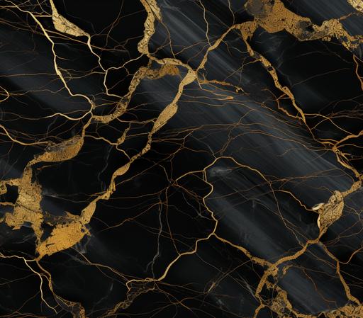 3D black and gold marble pattern, --ar 2000:1763