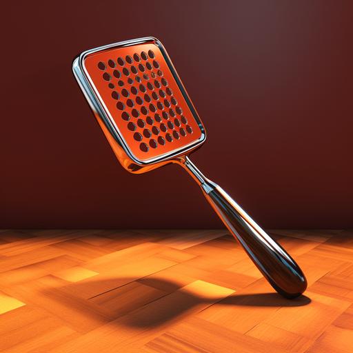 3D cartoon of a grill metal spatula