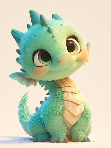 3D cartoon style Chinese dragon baby, fine fluffy plush texture, soft tones, tilted head and body at nearly 90°, plush material, logo graphics, icon design, symmetrical composition, volumetric light, clean background, solid color background, natural lighting, 8K, superb, ultra-detailed, C4D model rendering, octane rendering, 3D rendering, artstation trend, Blender and pinterest trend, centered composition --ar 3:4 --stylize 750 --niji 6