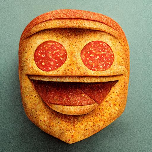 3d emoji the outrages living pizza, emote, meme