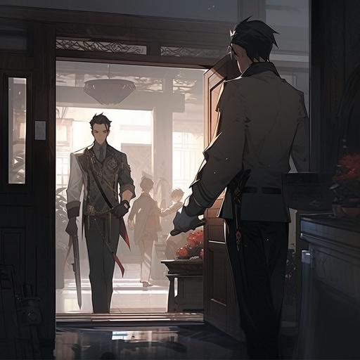 Ye Guan gently pushed the door open and walked in. He came to Fei Banqing and then gave him a slight salute, --s 250 --niji 5