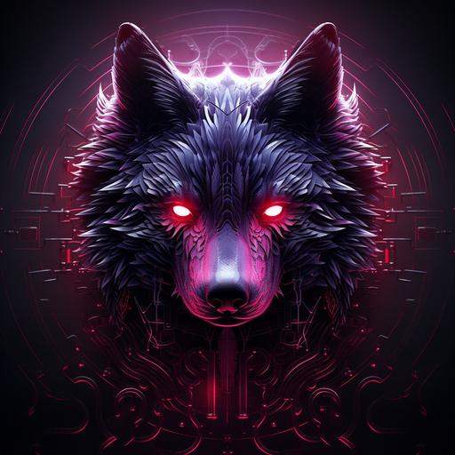 Dj wolf sound hugi god violet blue dark red future ikon trance logo bpm