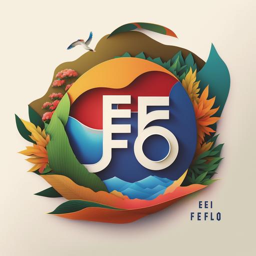 logo, 50, letter 'FEBC KOREA IN JEJU'