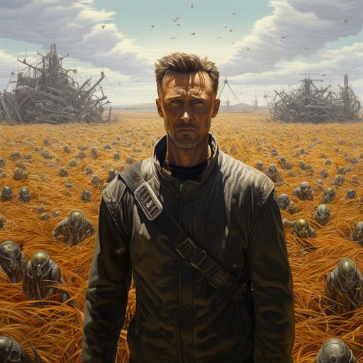 5064_Concept of a man surrounded by many invisible fields, ultra high detail, 9K, sharp focus, hyperrealism, science fiction, masterpiece, professional quality --ar 1:1