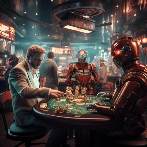 a casino in which AI is placing insanely high bets