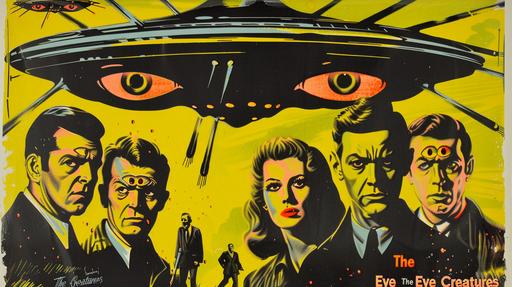 1960s-style film poster for 1967 comedy horror science fiction film called 