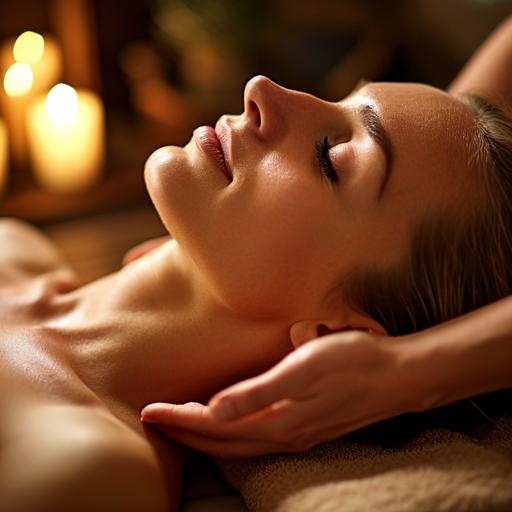 create age of beautiful female massage therapist. --v 6.0