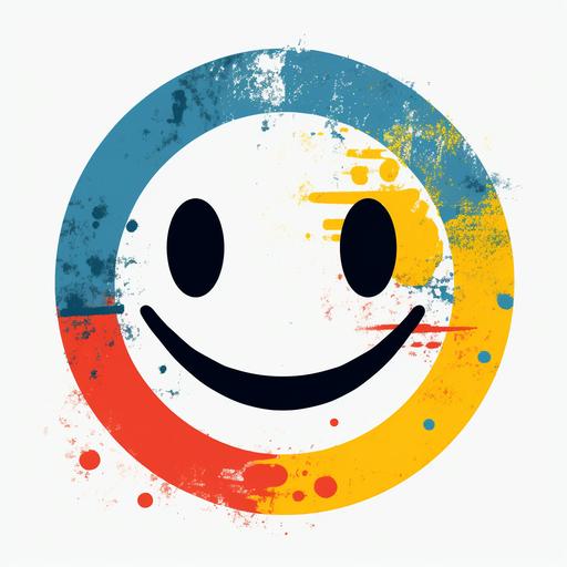 retro smiley face, graphic design for tshirt,vector, contour,detail, white background