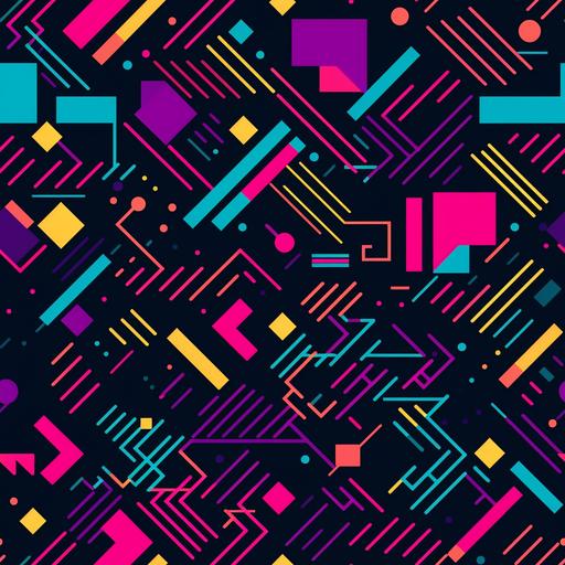 80s wallpapers purple and magenta , 90s, 80s wallpapers, 80s wallpapers, iphone wallpaper, retro wallpaper 70s wallpaper, retro wallpaper, 80s, in the style of dark azure and magenta, #screenshotsaturday, scattered composition --ar 1:1 --tile --v 5.2