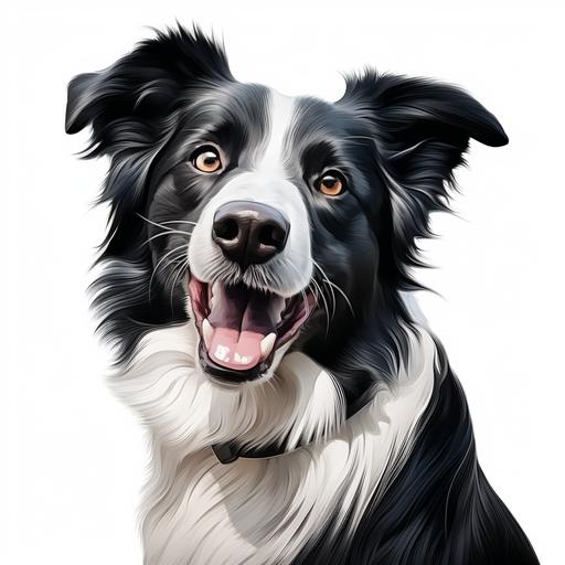 C:\Users\Arnold\Downloads\Border-Collie-photo.webp, cartoon style iw2 .0