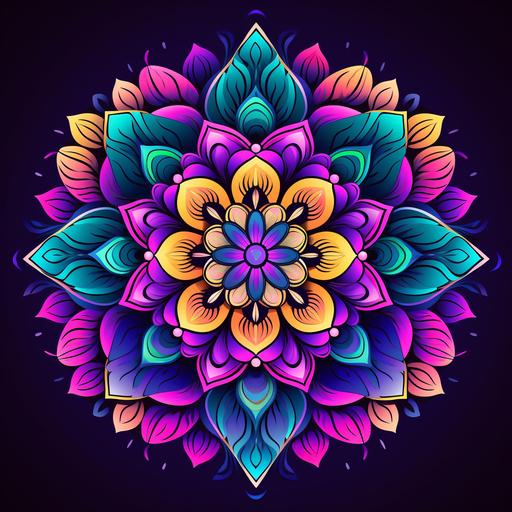 create a colorful large background mandala coloring book cover large background dark pirple background clean lined rainbow mandala dark purple background larger background that image beutiful rainbow dark purple colroful clean line neat not messy style