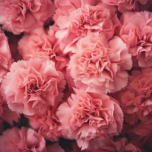 pink carnations background, vintage film