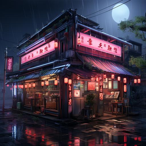 8k Neon Nigiri: Sushi in the Cyber City.--v5 --style raw --s 750