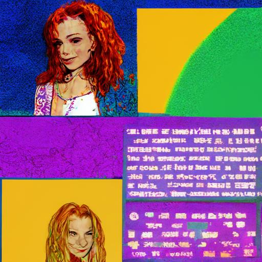 90s internet webpage website design, geocities spice girls fansite, comic sans font 
