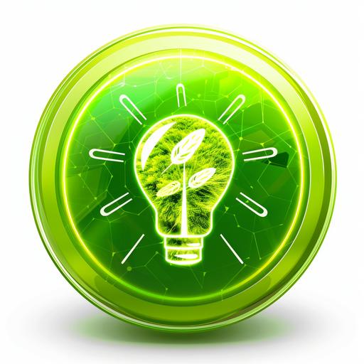 green toned energy icon, give examples