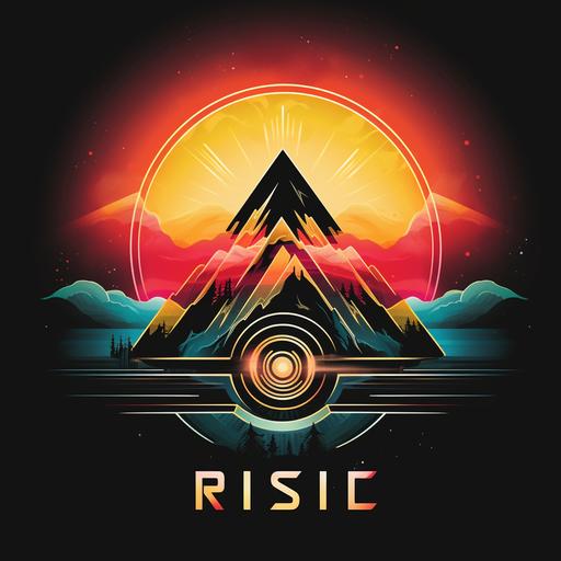 logo RISE. Tag line : Rebuild your Inner Source of Energy. Graphic presentation, different graphic styles.
