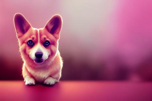 A fat pink Corgi in the rain. Dog. High detail. Ray tracing. octane render   volumetric soft light   post processing   denoise   8k, upscale, High details. Dramatic. Cinematic. Realistic. --ar 16:9 --test --creative --upbeta --upbeta