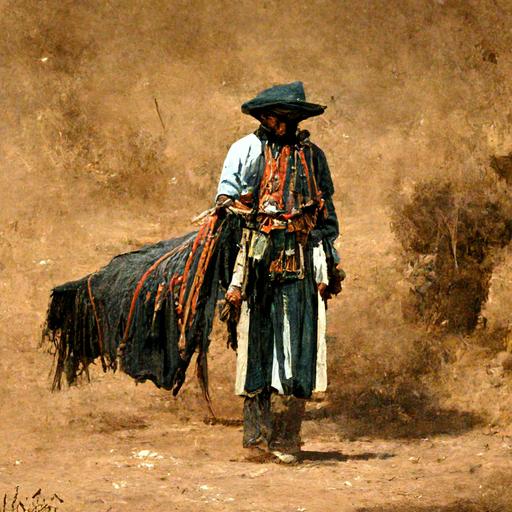 A gaucho is a traditional Argentinean cowboy, and a gaucho anime character would likely have many of the same characteristics as a real-life gaucho. The character would likely be a rugged and tough individual, with a strong sense of independence and a deep connection to the land. They would likely be skilled in horsemanship and in the use of traditional gaucho weapons such as the boleadoras, a type of throwing weapon made of weighted cords. In terms of appearance, a gaucho anime character would likely have long, flowing hair and a bushy mustache, as well as a distinctive hat called a bombacha. They would likely be dressed in traditional gaucho clothing, such as a poncho, a belt called a facón, and leather boots called botas de potro. The character would likely have a rough and weathered appearance, reflecting their tough and rugged lifestyle. In terms of personality, a gaucho anime character would likely be proud and brave, with a strong sense of honor and loyalty. They would likely be fiercely independent, and would not hesitate to defend their friends and loved ones against any threat. Despite their rough exterior, they might also have a gentle and caring side, and would likely be fiercely protective of those they care about. Overall, a gaucho anime character would be a complex and fascinating individual, with a unique blend of toughness and vulnerability. Style anime