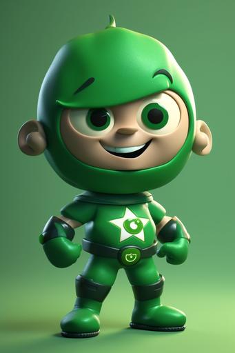 A lucky, happy and kawaii cartoon shamrock character::2 wearing a superhero outfit, cute, adorable, happy:: by Pixar:: Text, word, title, phrase, font, letters, names, slogan, frame, signature, watermark, caption, legend::-0.5 --ar 2:3 --s 750 --v 5 --v 5