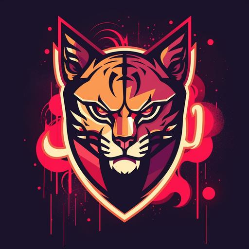 A mash up of the Miami Heat logo and the Florida Panthers logo.
