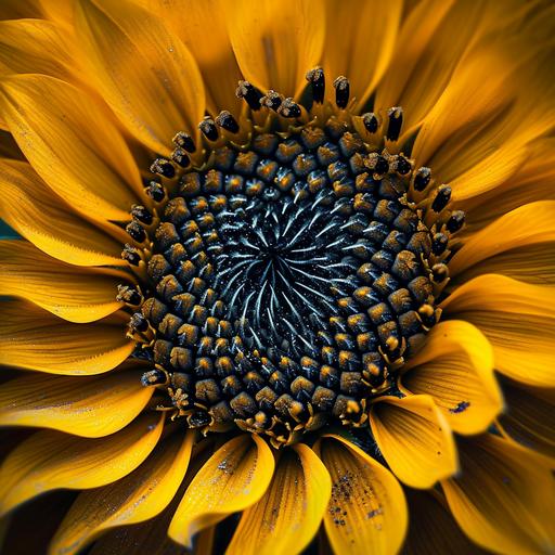 A sunflower whose petals are nails --v 6.0