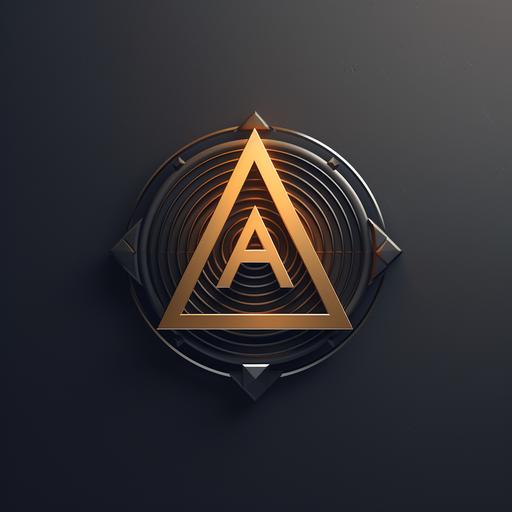 AM Logo High Detailed, minimalistic