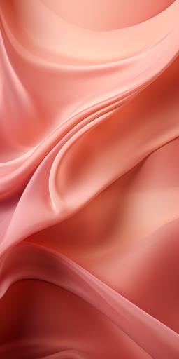 Abstract pink background with bronze colors and waves. In the form of realistic landscapes with love, flowing fabrics, 8k resolution, lively illustrations. colorful mobius Surface details --ar 1:2