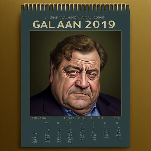 Annual John Goodman funny calendar
