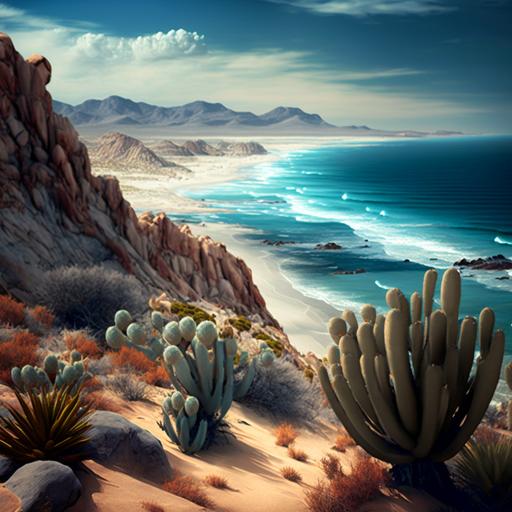 Baja California coastal landscape