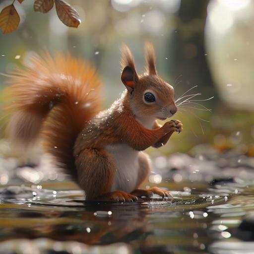 Beautiful Squirrel Animation