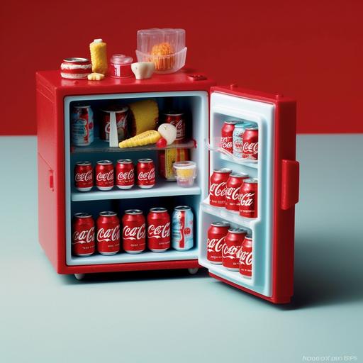 If the partnership between Mattel and Coca-Cola were to come to fruition, the Barbie and Ken accessory collection could include a variety of themed items that celebrate the iconic beverage brand. Some possible accessories could include: Coca-Cola Coolers: The dolls could come with miniature Coca-Cola coolers, representing the brand's classic red coolers. These coolers could be detailed and functional, allowing Barbie and Ken to 