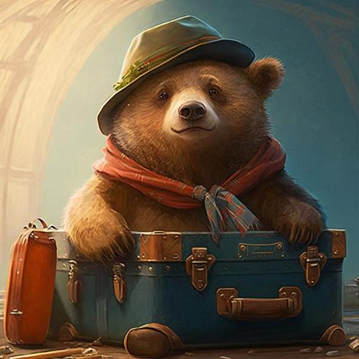 Benny was a bear, with a heart full of cheer, And a spirit that couldn't be tamed. He dreamed of adventure, with new sights to see, So one day, he set out, unashamed.