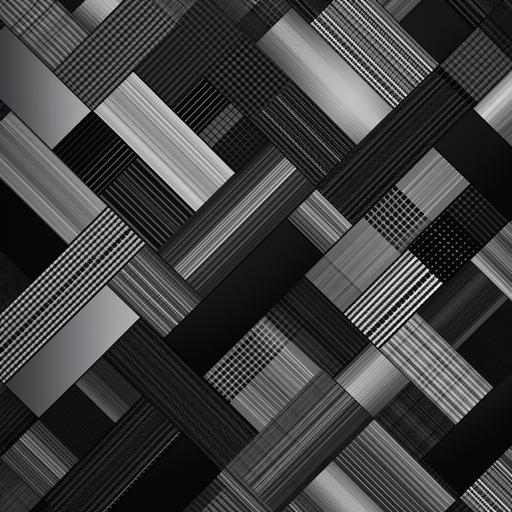 Black and Gray Plaid Pattern