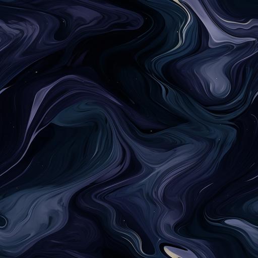 Black and deep dark cyan Suminagashi background wallpaper, black and deep charcoal colors, dark deep cold palette curling, the colors of pitch black::50 --s 500 --tile --no warm colors, yellows, whites, or off whites
