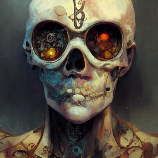 bones, skulls, biopunk --uplight
