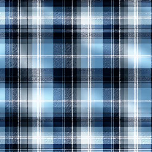 Blue and Gray Plaid Pattern