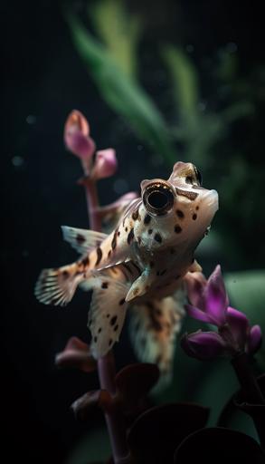 Cernunnos Orchid Anglefish, cinematic lighting --ar 4:7 --v 5