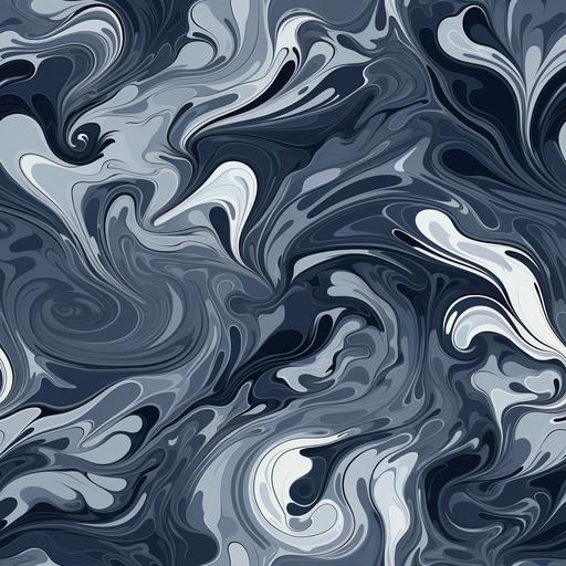 Charcoal and dark battleship grey colors, Suminagashi marbling background wallpaper, cool gray palette, swirling, dark ash marbling, curling, the colors of lead and dark pewter and deep indigo, --s 500 --tile