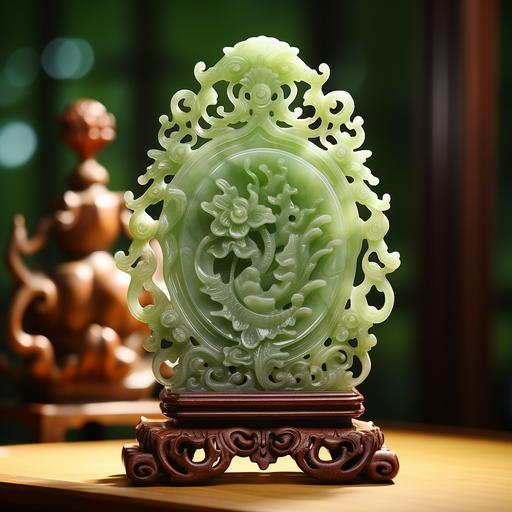 Chinese jade art, a significant part of the country's cultural heritage, is renowned for its exquisite carving, smooth polishing and various symbolism. Jade is traditionally associated with good luck, spirituality, and health in Chinese culture. Pieces can range from ornamental objects to ceremonial items.