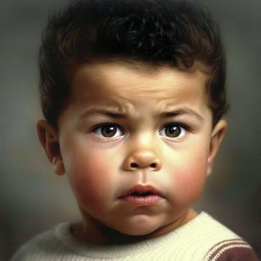 Christiano Ronaldo Face Baby